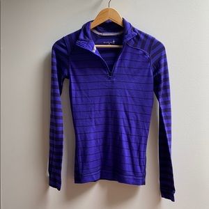 SmartWool Purple Stripe Base Layer (Sml)